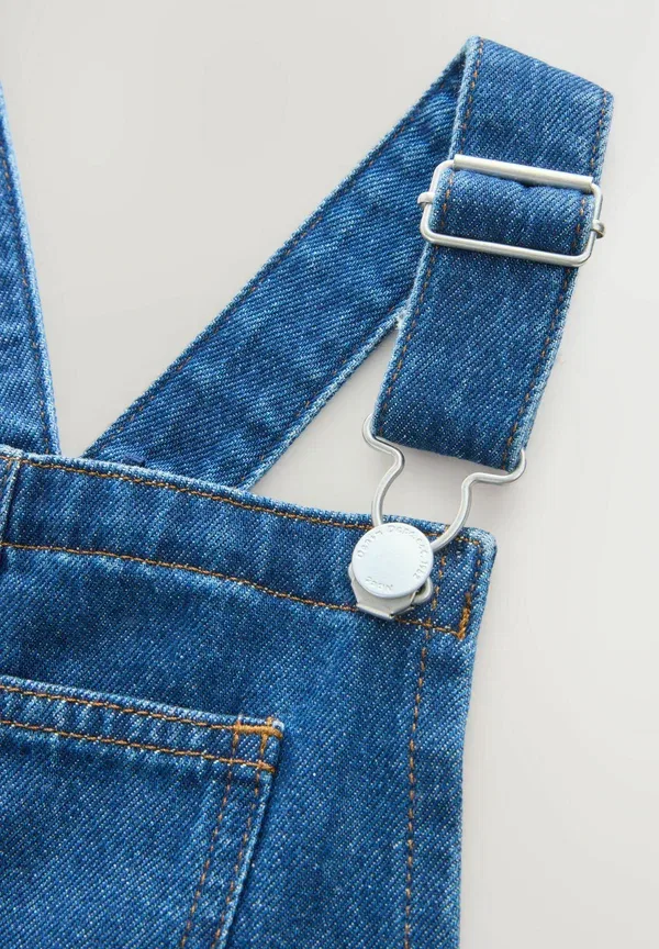 Комбинезон джинсовый Dungarees Next Rinse Wash, синий — фото 2