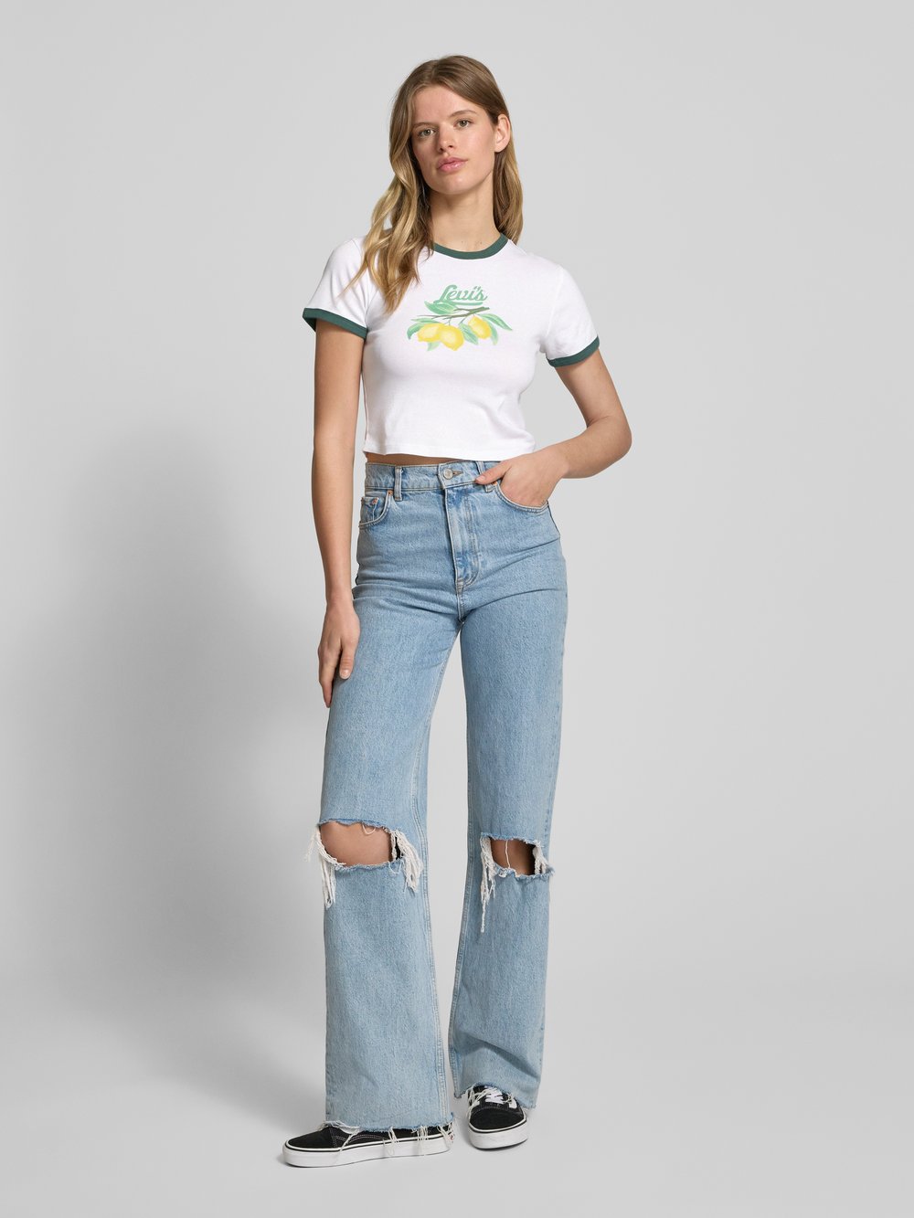 

Футболка с круглым вырезом Levi's, белый