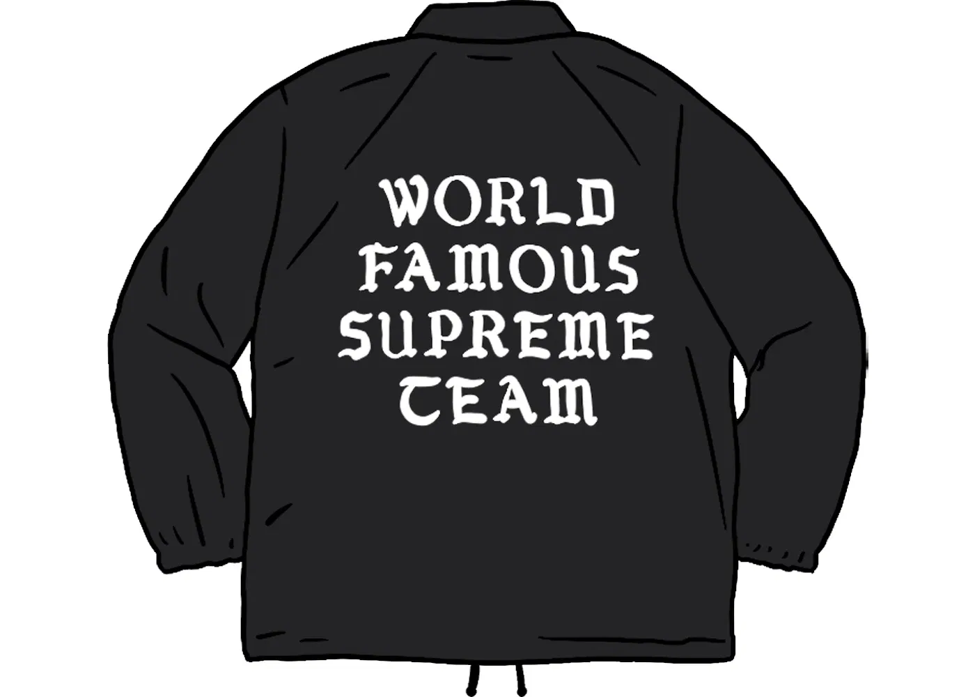 Мужская куртка-тренч Supreme Coaches Jacket, Black