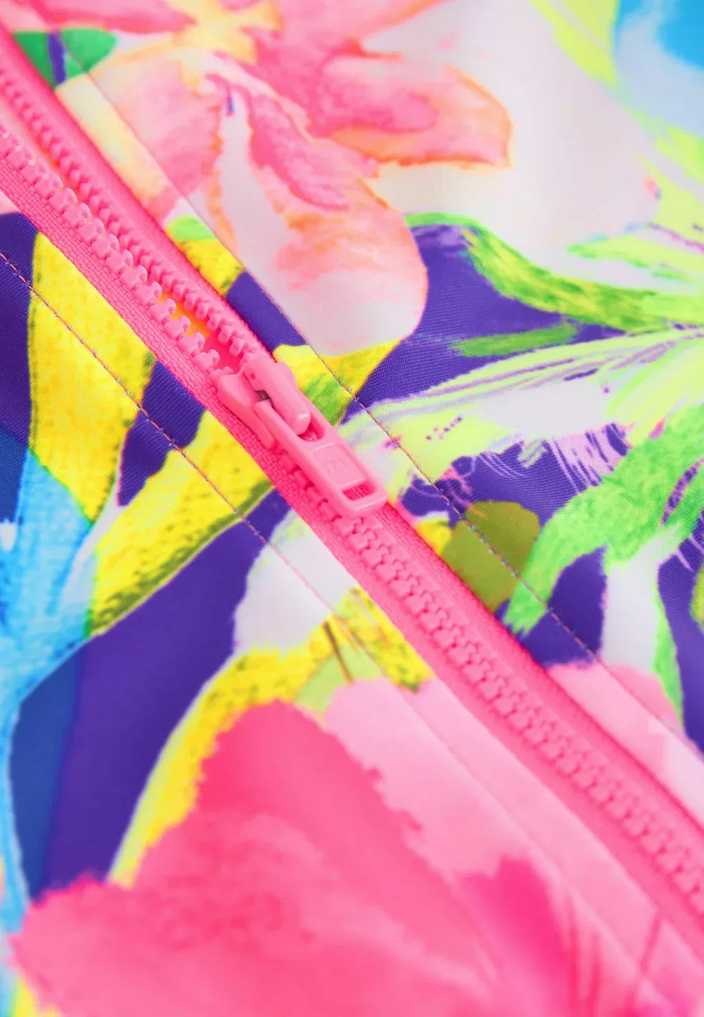 Купальник стандартного кроя с длинными рукавами Next, Bright Tropical — фото 3