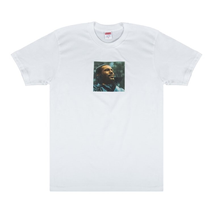 Футболка Supreme Marvin Gaye T-Shirt 'White', белый — фото 2
