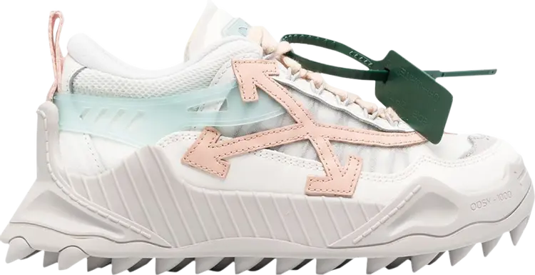 

Кроссовки Off-White Wmns ODSY-1000 Grey Powder Pink, белый