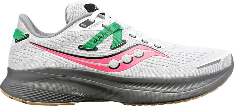 Кроссовки Saucony Wmns Guide 16 White Pink Gravel, белый