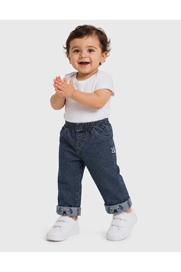 Детские брюки для мальчиков хлопковые Isyiz baby boy jeans pants Outlet, Blue