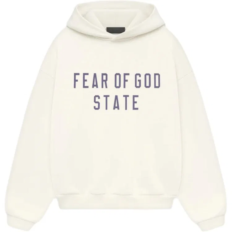 Детский свитшот с длинным рукавом Fear Of God Essentials, Ivory White Shell