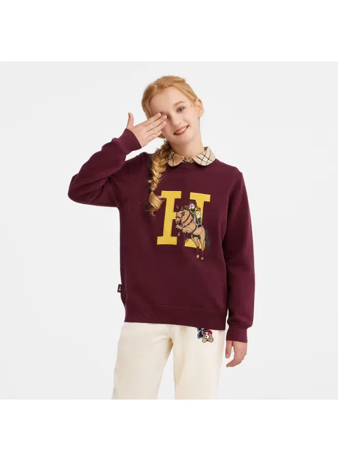 Свитер детский вязаный с принтом новогодний Hush Puppies — фото 3