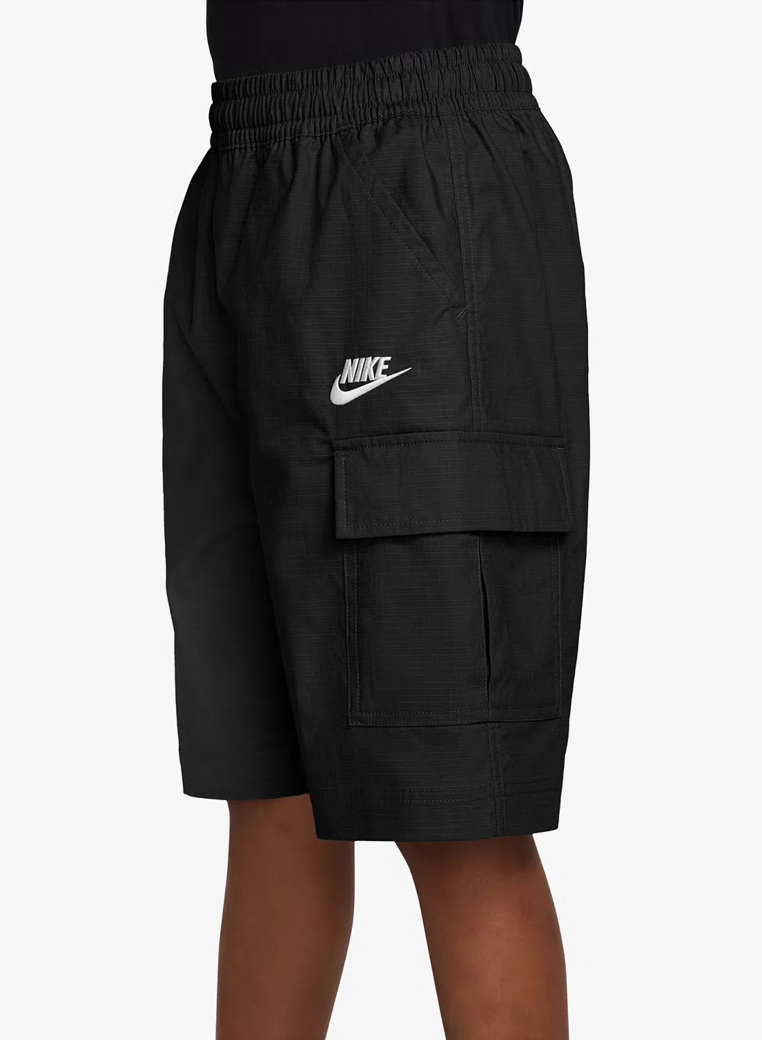 Шорты карго с карманами Youth NSW Club Nike, черный — фото 3