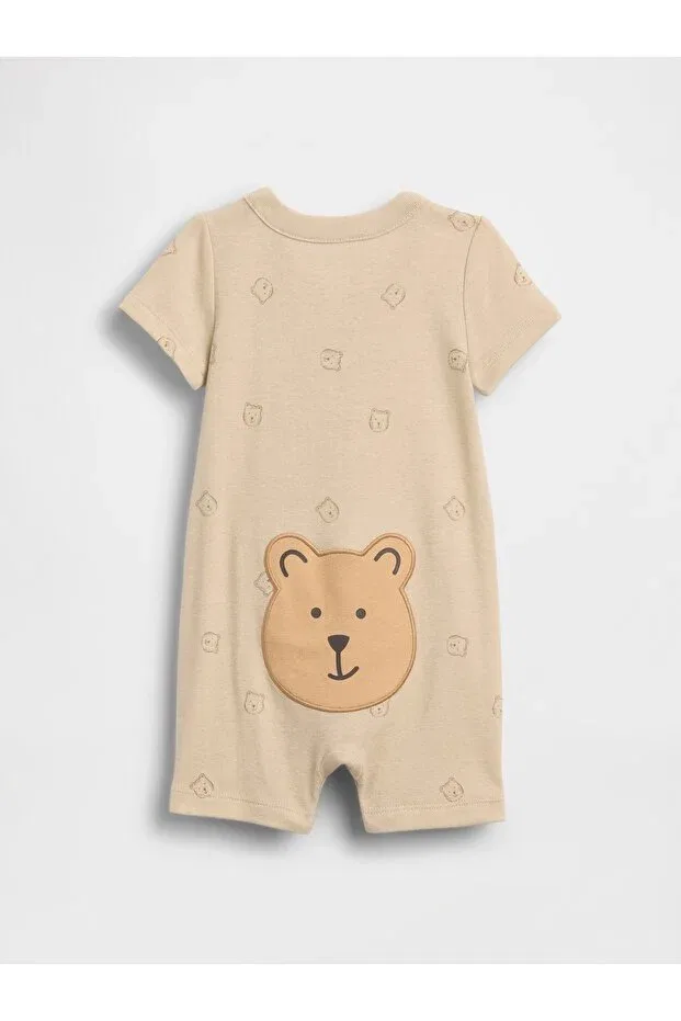 Детский комбинезон для новорожденных с принтом Brannan Bear Gap, Light Brown-001