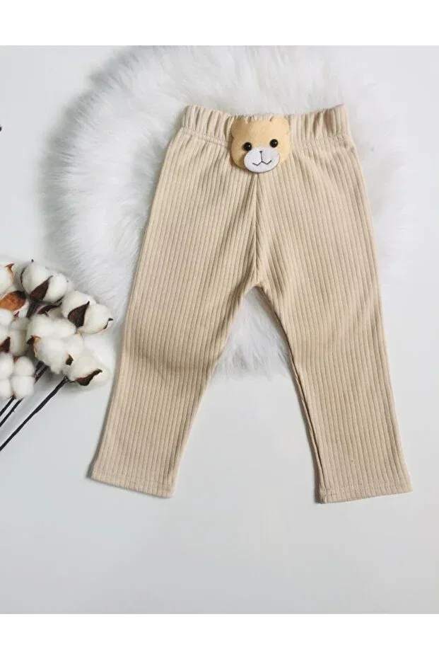 Детские леггинсы для девочек хлопковые Güneş Kids, Beige