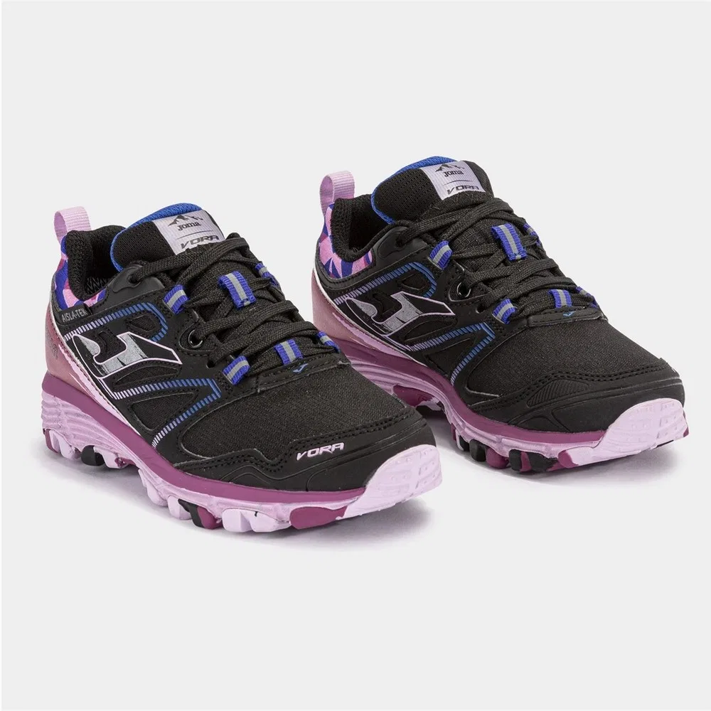 Детские кроссовки для девочек водонепроницаемые Vora Jr 2431, Black Pink Joma — фото 2