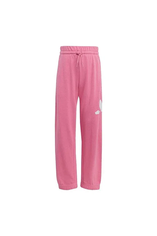 Детский спортивный комплект для девочек хлопковый Essentials Joggers Kids Tracksuit Set Adidas, Pink Fusion-White — фото 4