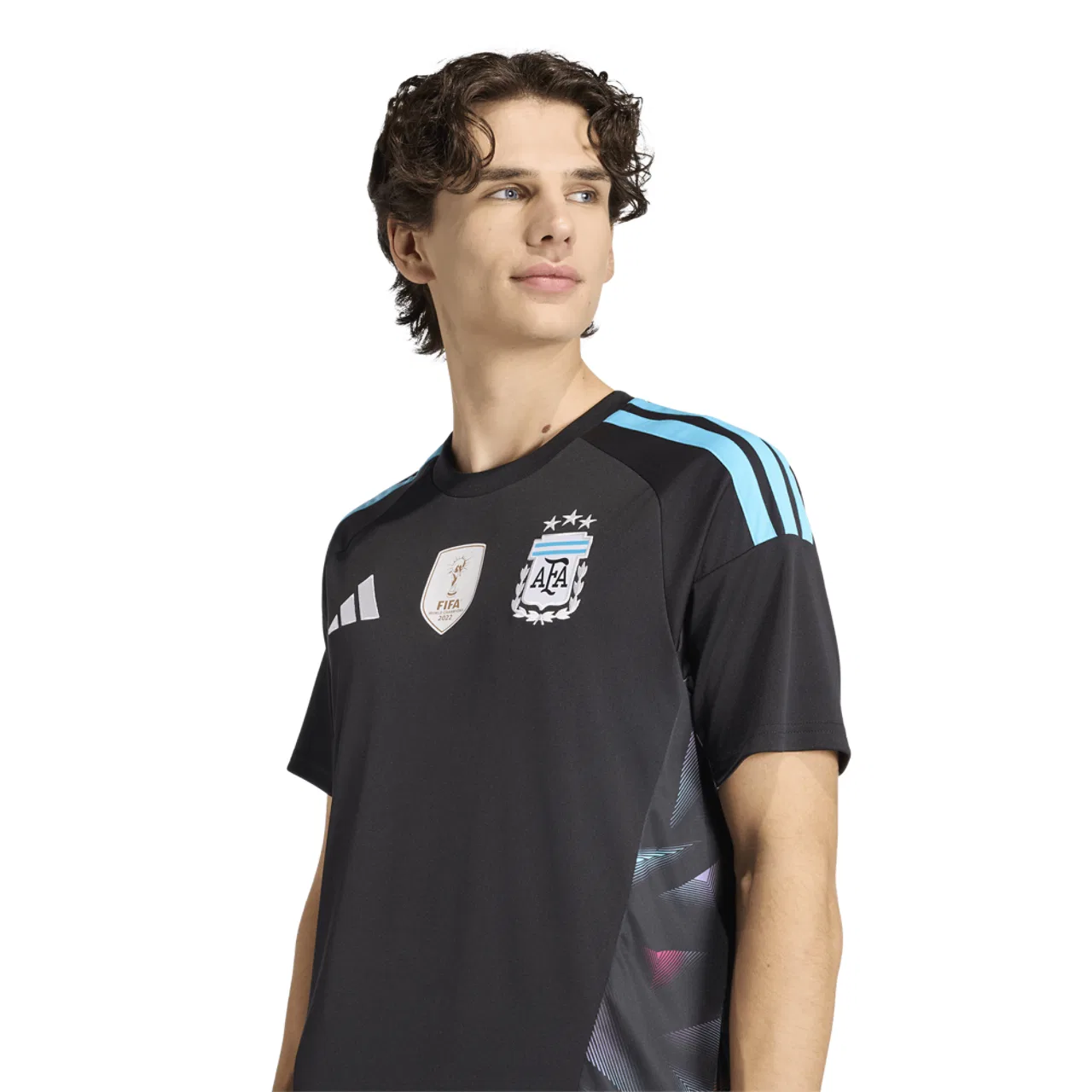Футболка вратарская для мужчин Argentina 26 Home Goalkeeper Adidas, черный — фото 3