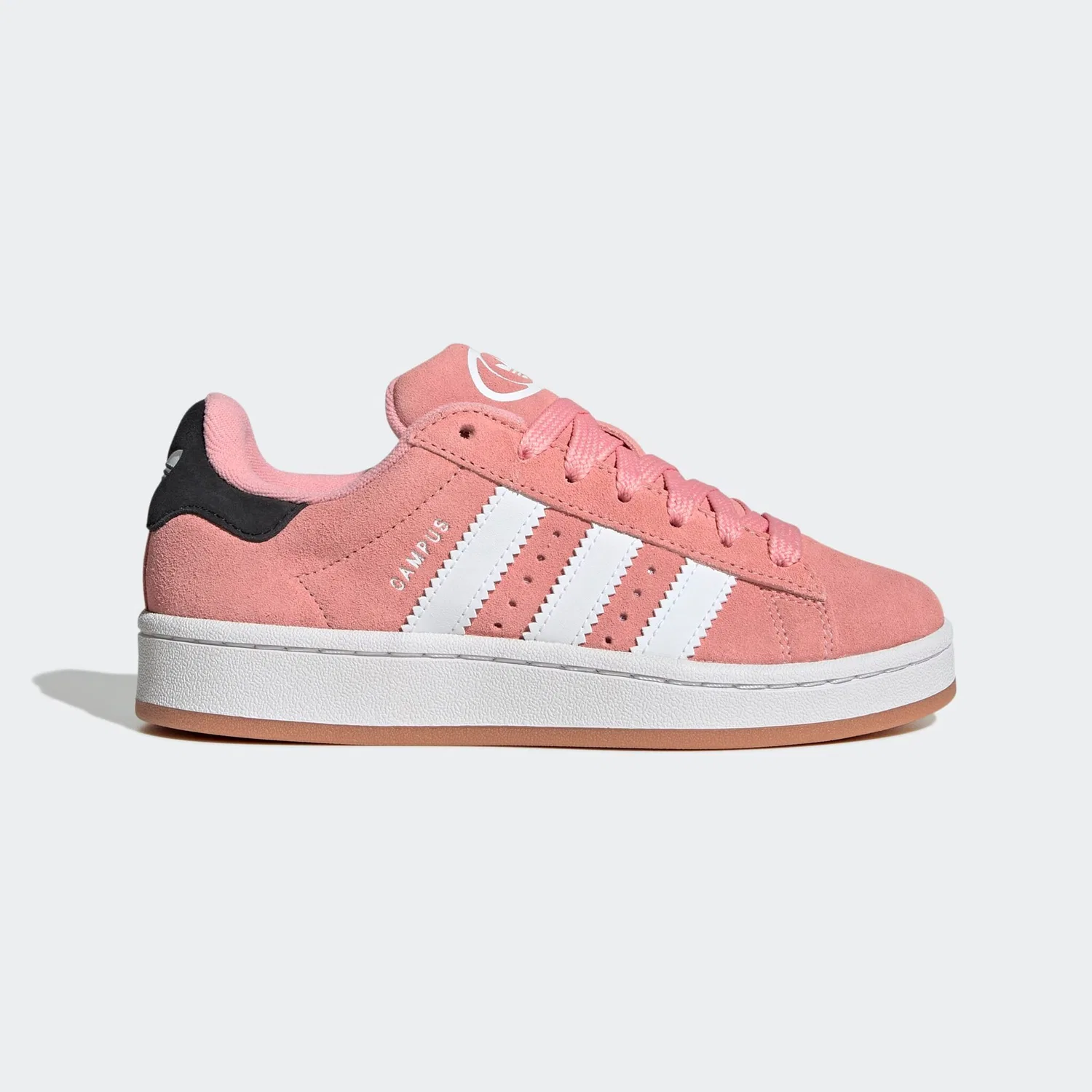 Детские кроссовки в стиле ретро Adidas Originals, Semi Pink Spark/Cloud White/Gum — фото 2