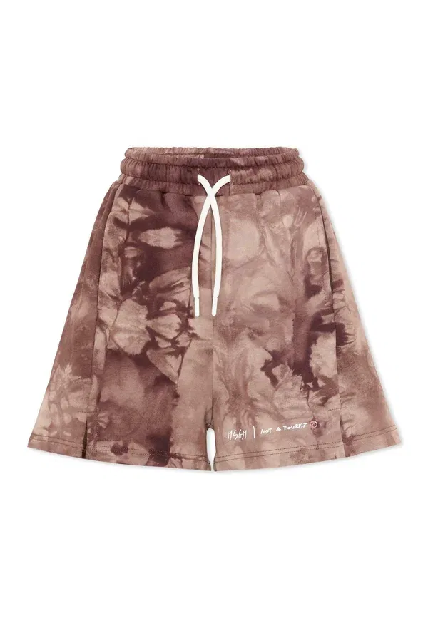 Шорты из хлопка Shorts Msgm, коричневый