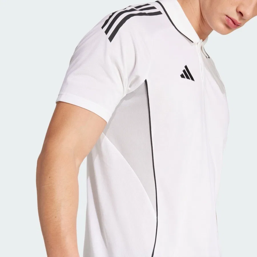 Поло из футера Tiro 25 Competition Performance JY1807 adidas, Белый — фото 4