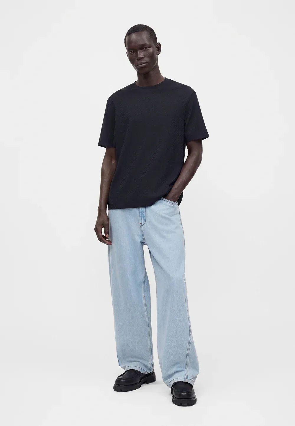 Простая футболка Emporio Armani, Navy — фото 2