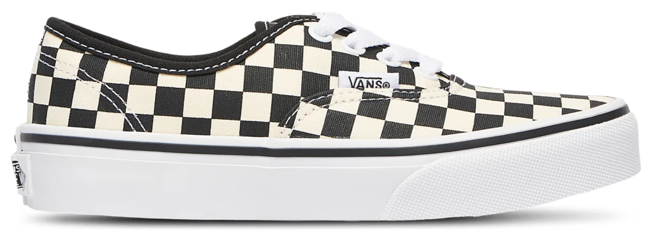 Кеды для мальчиков Authentic Vans, белый/черный