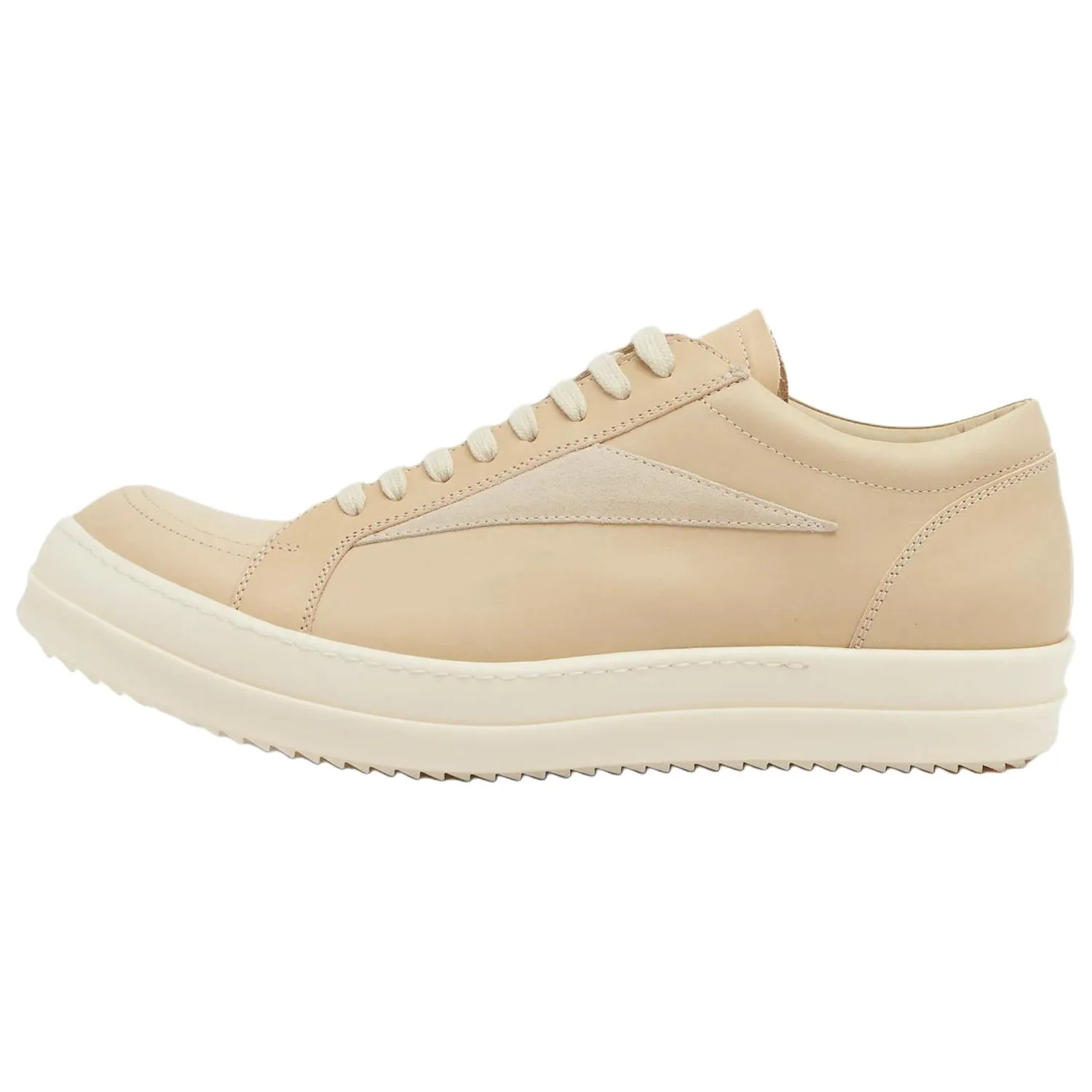 Кроссовки RO Hollywood Leather Low top Skateboard Shoes мужские Umber RICK OWENS, Original Shoe Box Included