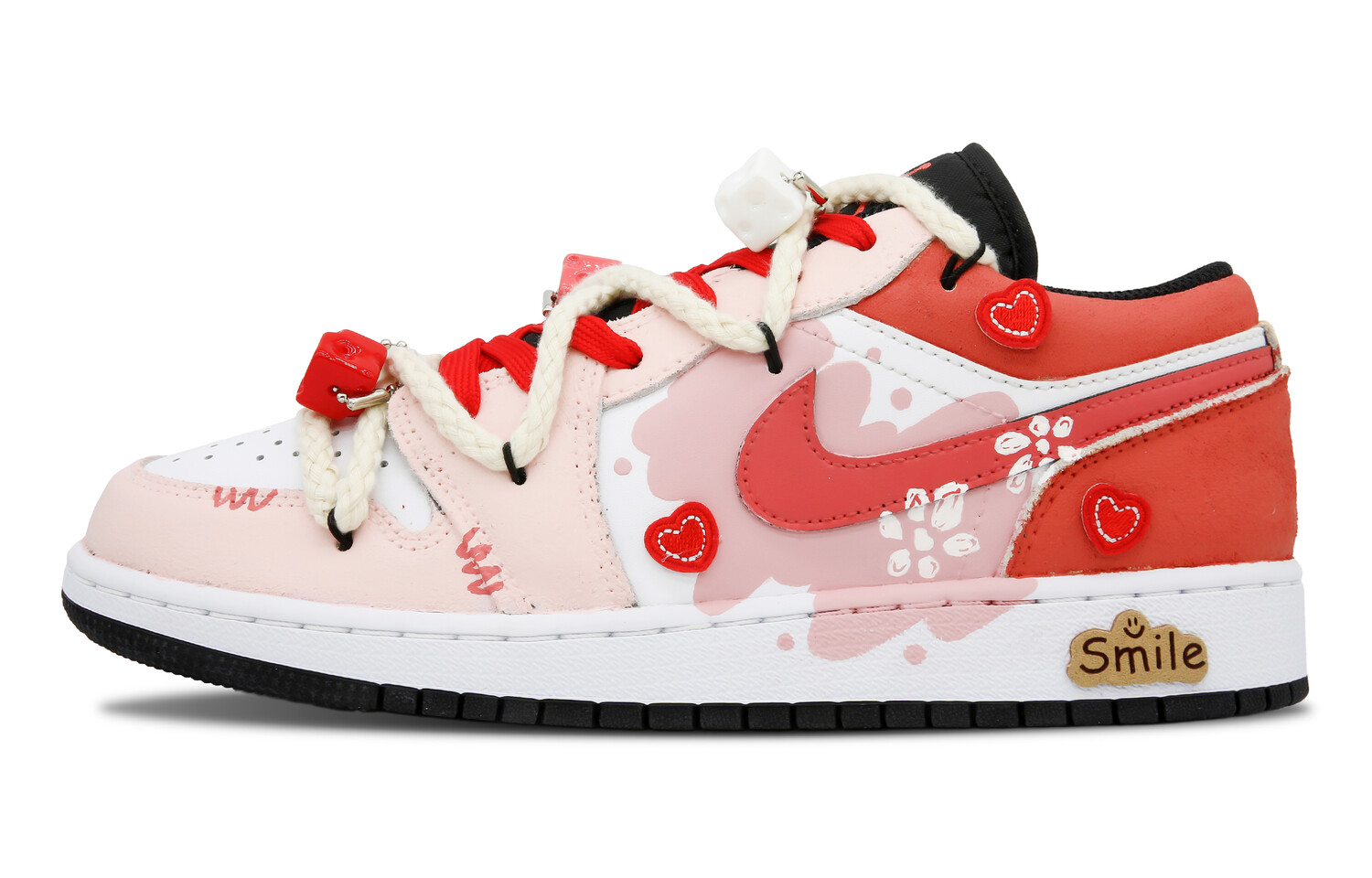 

Jordan Air Jordan 1 винтажные баскетбольные кроссовки женские, Pink