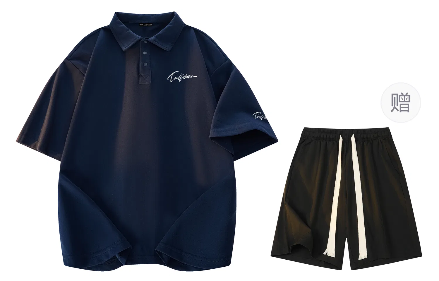 Детское поло с длинным рукавом Dark Blue Paul Costelloe