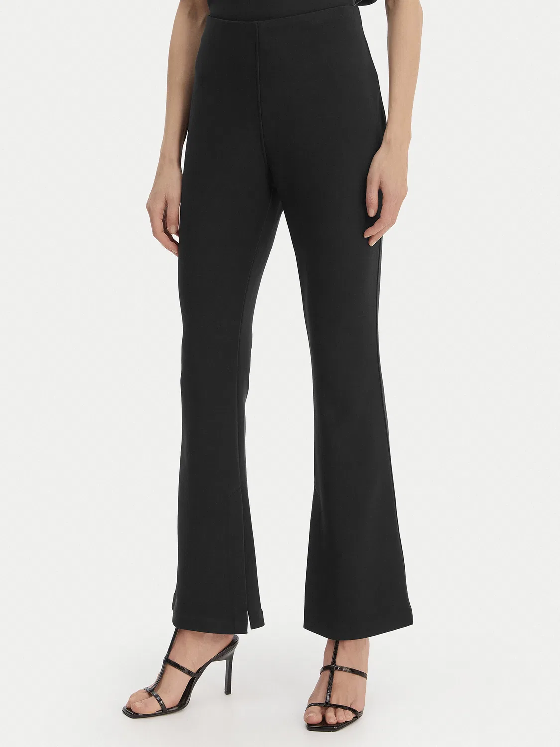 Женские брюки клеш Calvin Klein, черный