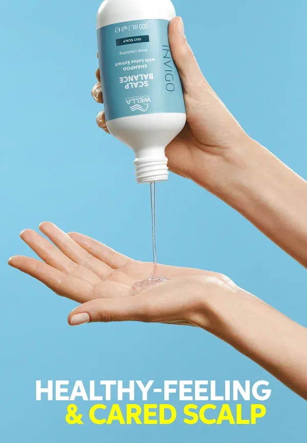 Шампунь для чувствительной кожи головы Invigo Scalp Balance Sensitive Shampoo Wella, 1000 мл — фото 3