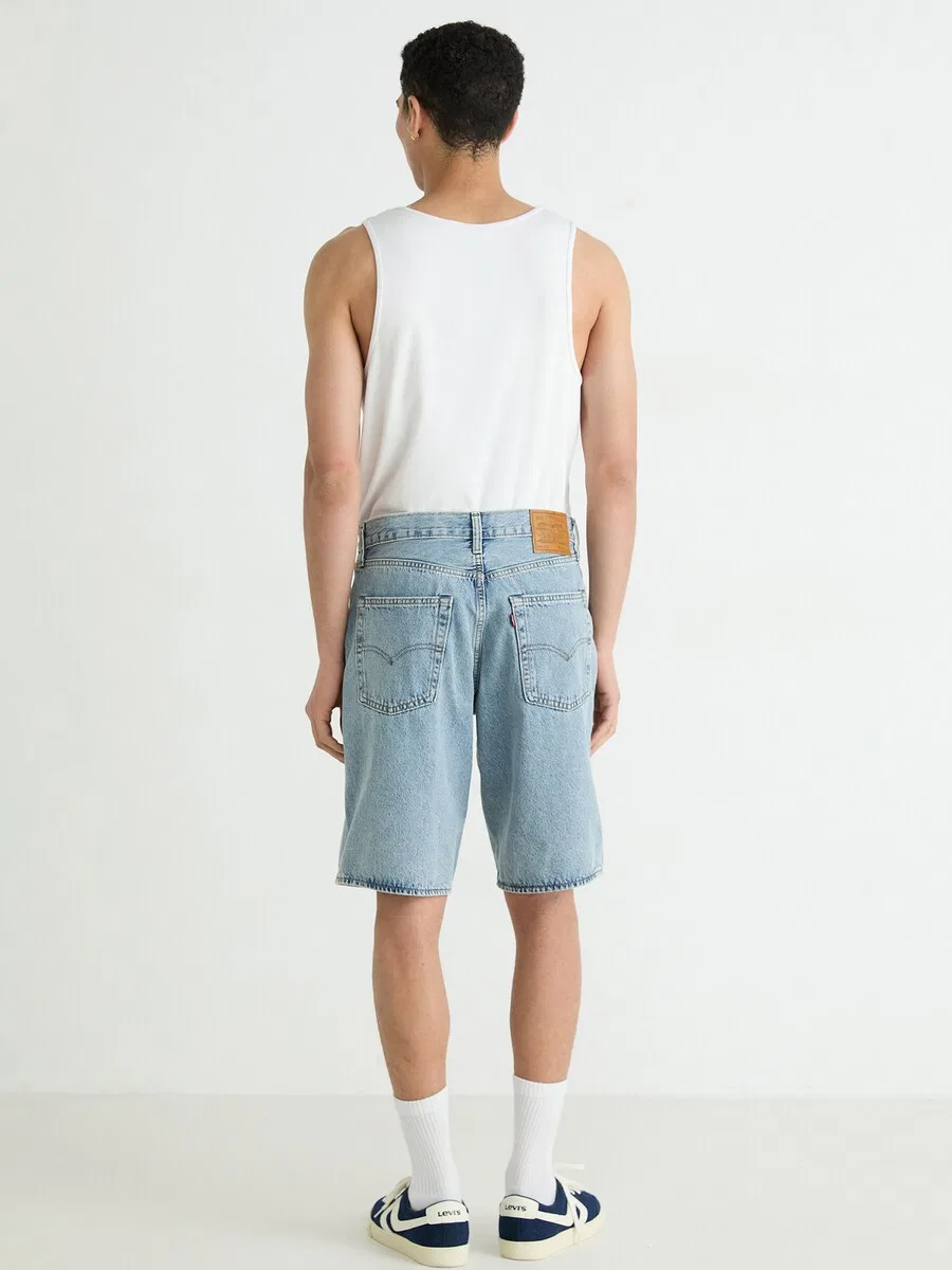 Шорты LEVI'S свободного кроя '478 Baggy Shorts' синего цвета — фото 4