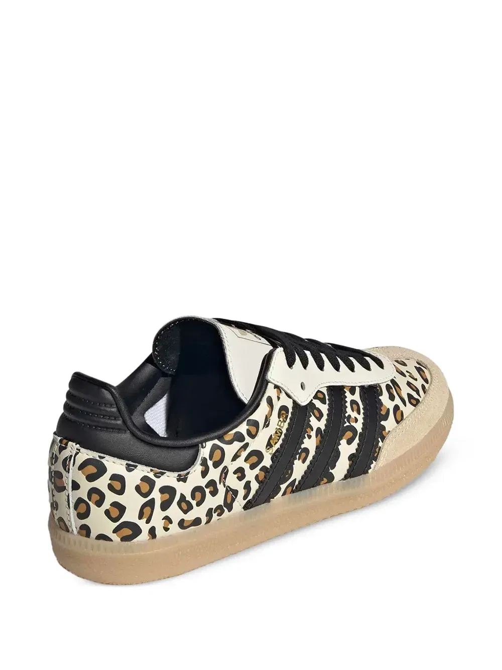 Кроссовки Samba OG с леопардовым принтом Adidas Kids, бежевый — фото 3