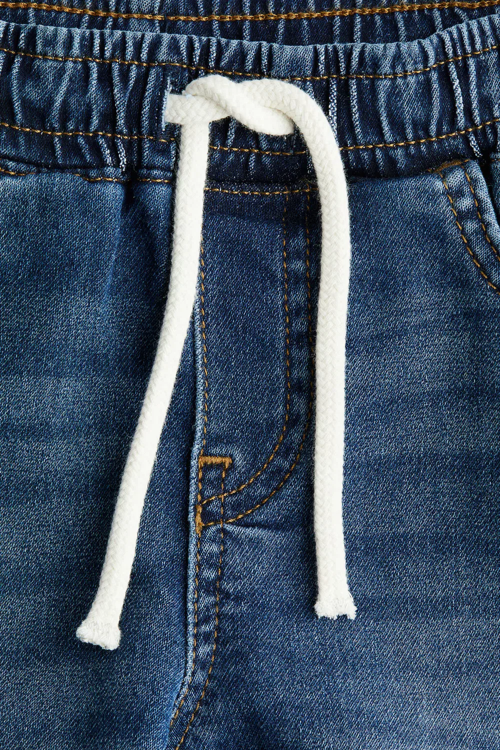 Джинсовые спортивные штаны из хлопка H&M, Denimblau — фото 3