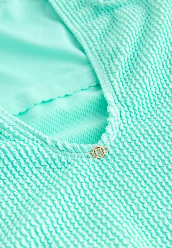 Купальник без бретелек Tall fit - scoop neck tummy control swimsuit, Next, Mint Green, зеленый — фото 3