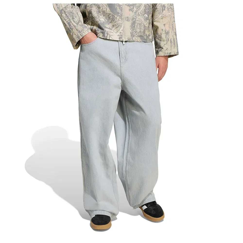 Джинсы Wide Leg Skater Adidas Originals, серый