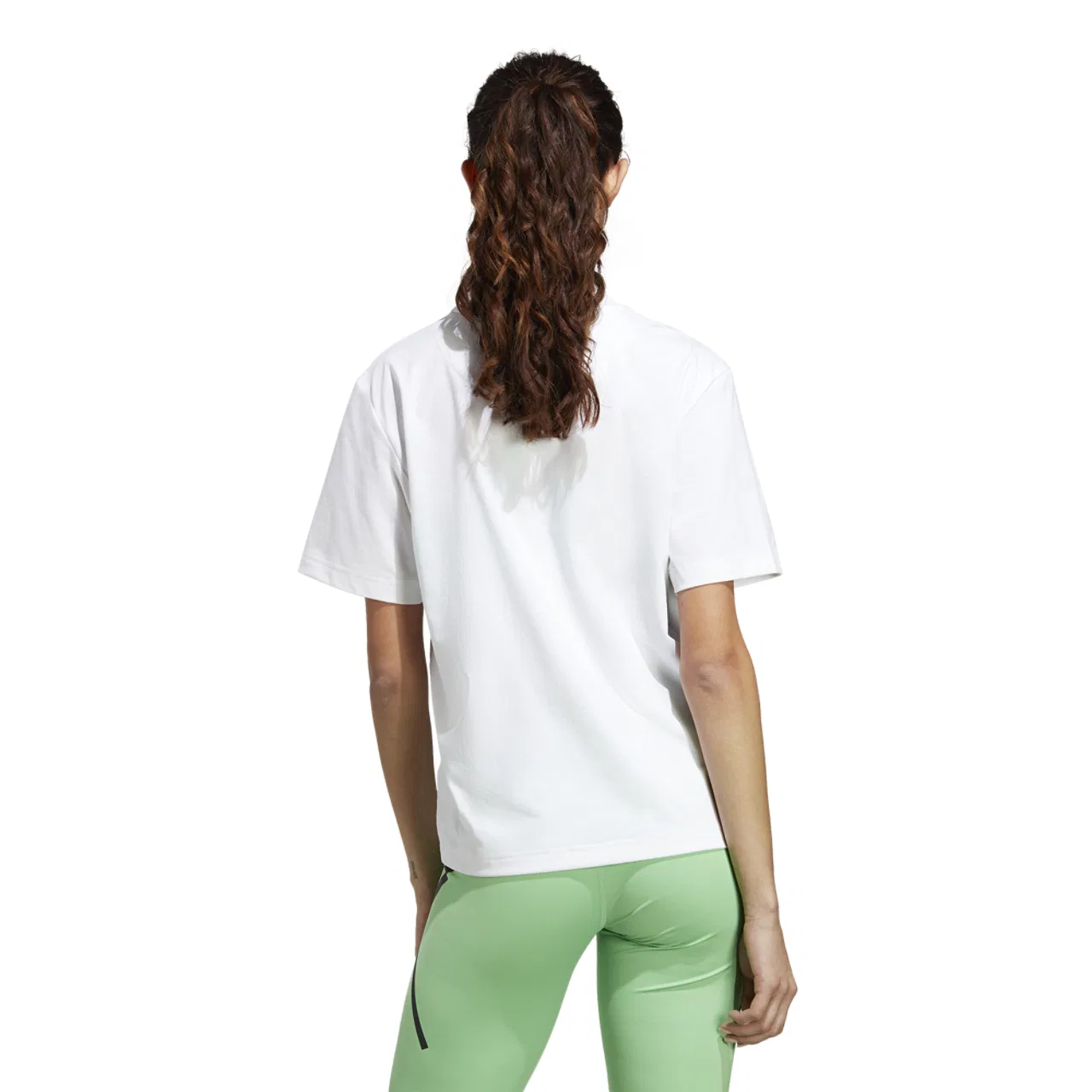 Футболка женская TrueCasuals Sportswear Tee Adidas, белый — фото 3