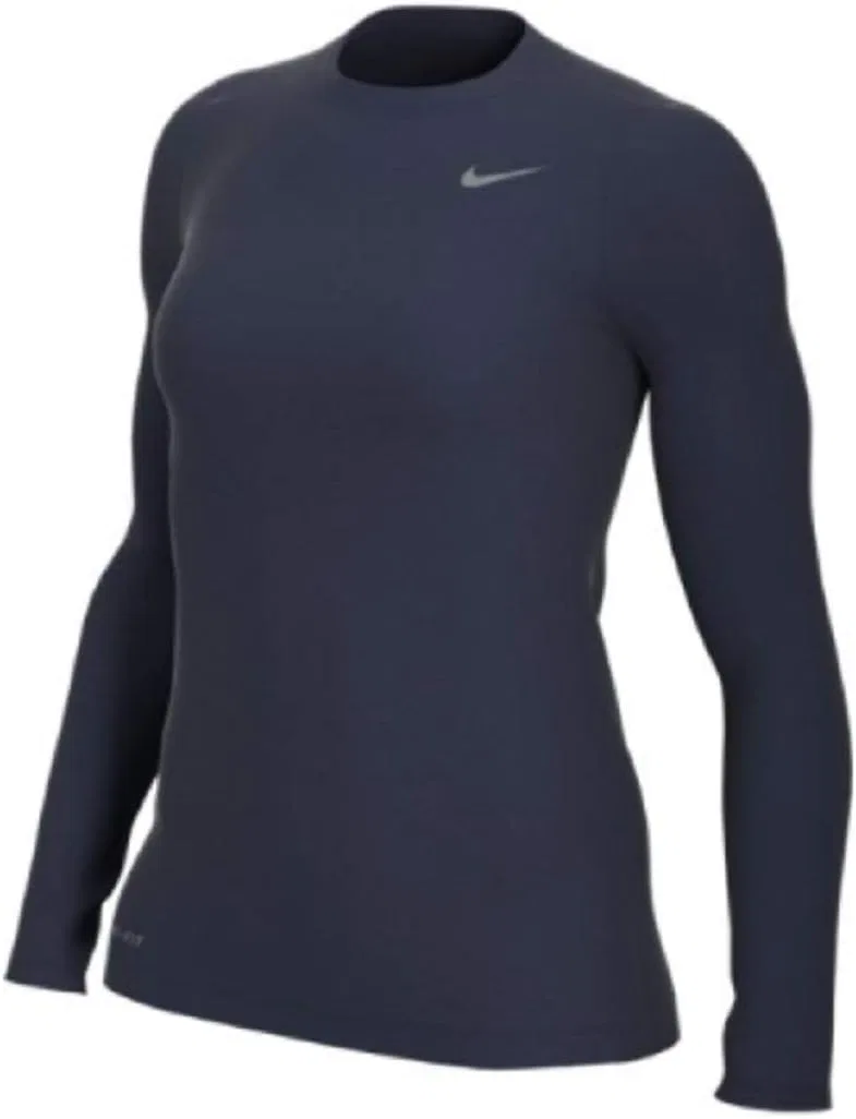 Женская длинная футболка Dri-FIT Nike Legend, College Navy/Cool Grey