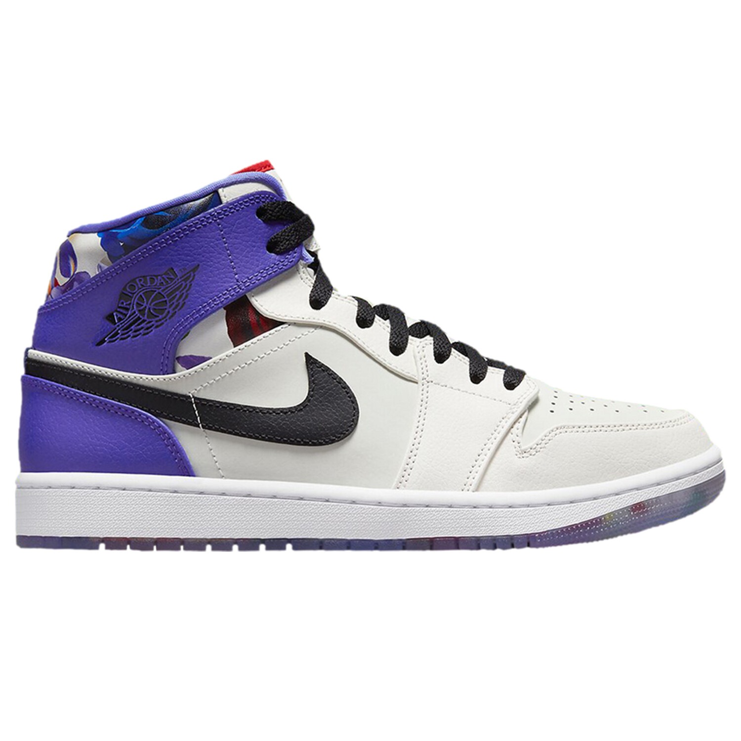 

Кроссовки Nike Air Jordan 1 Mid SE 'Valentine's Day Flowers', Белый