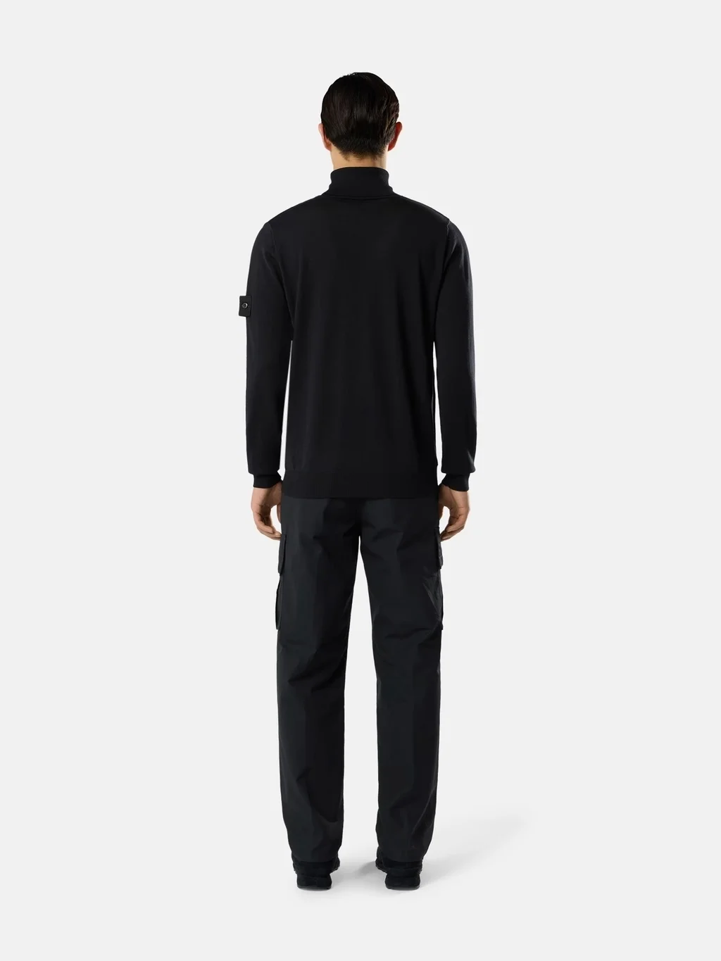 Мужские брюки-карго Regular Stone Island Fit, черный — фото 3