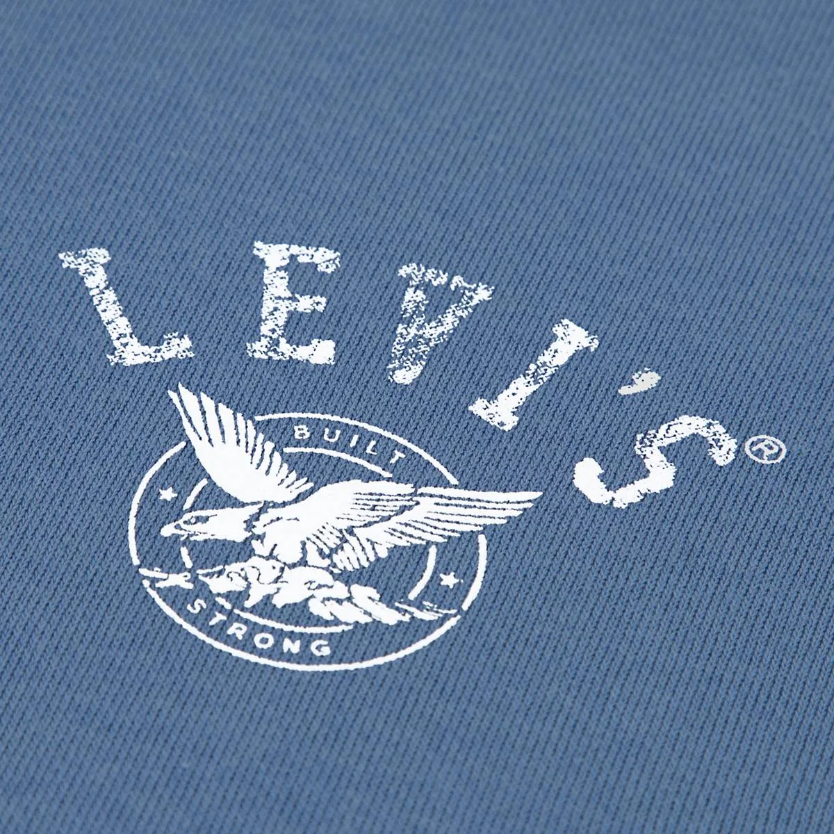 Оригинальная винтажная толстовка с капюшоном для мальчиков 2-4 лет Levi's, Moonlight Blue - Blue — фото 3