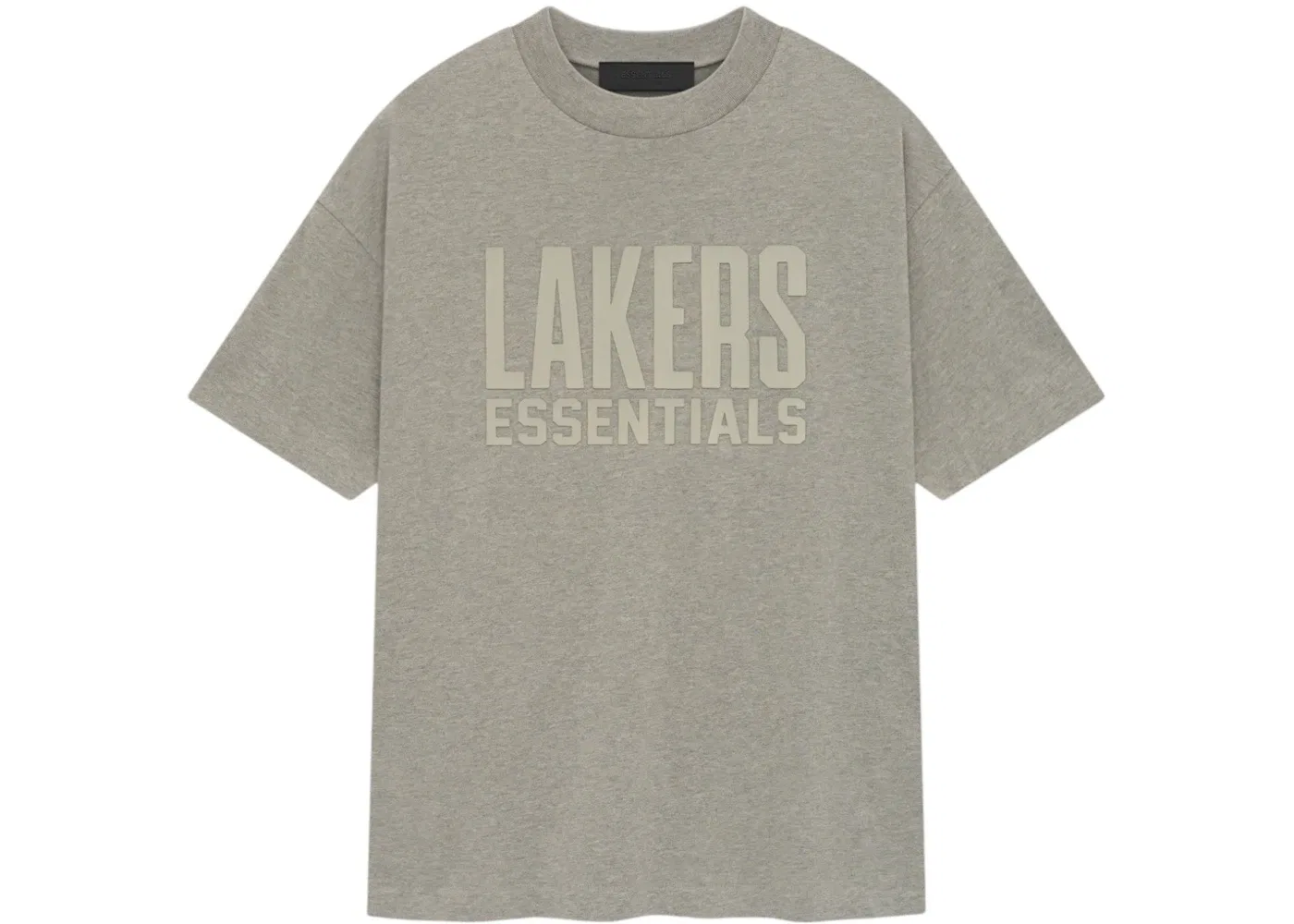 Мужская футболка с принтом Essentials Lakers Fear of God, Warm Heather