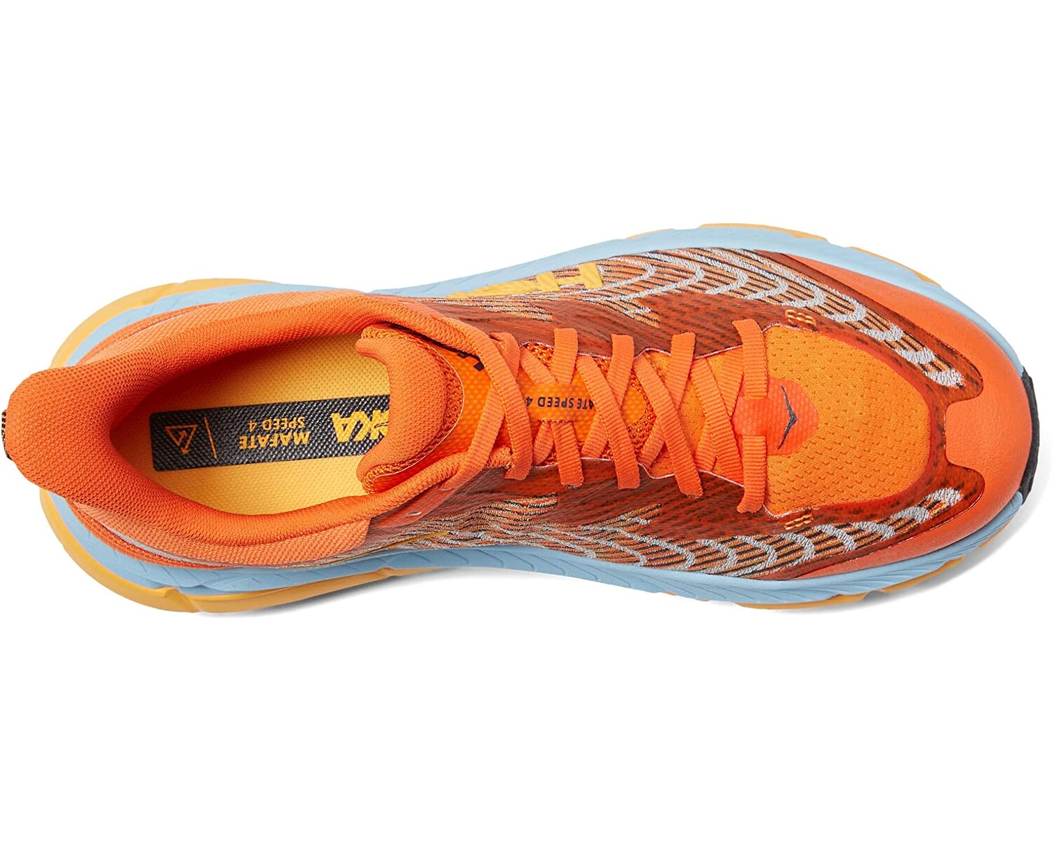 

Кроссовки Mafate Speed 4 Hoka, билл тупика, Коричневый, Кроссовки Mafate Speed 4 Hoka, билл тупика