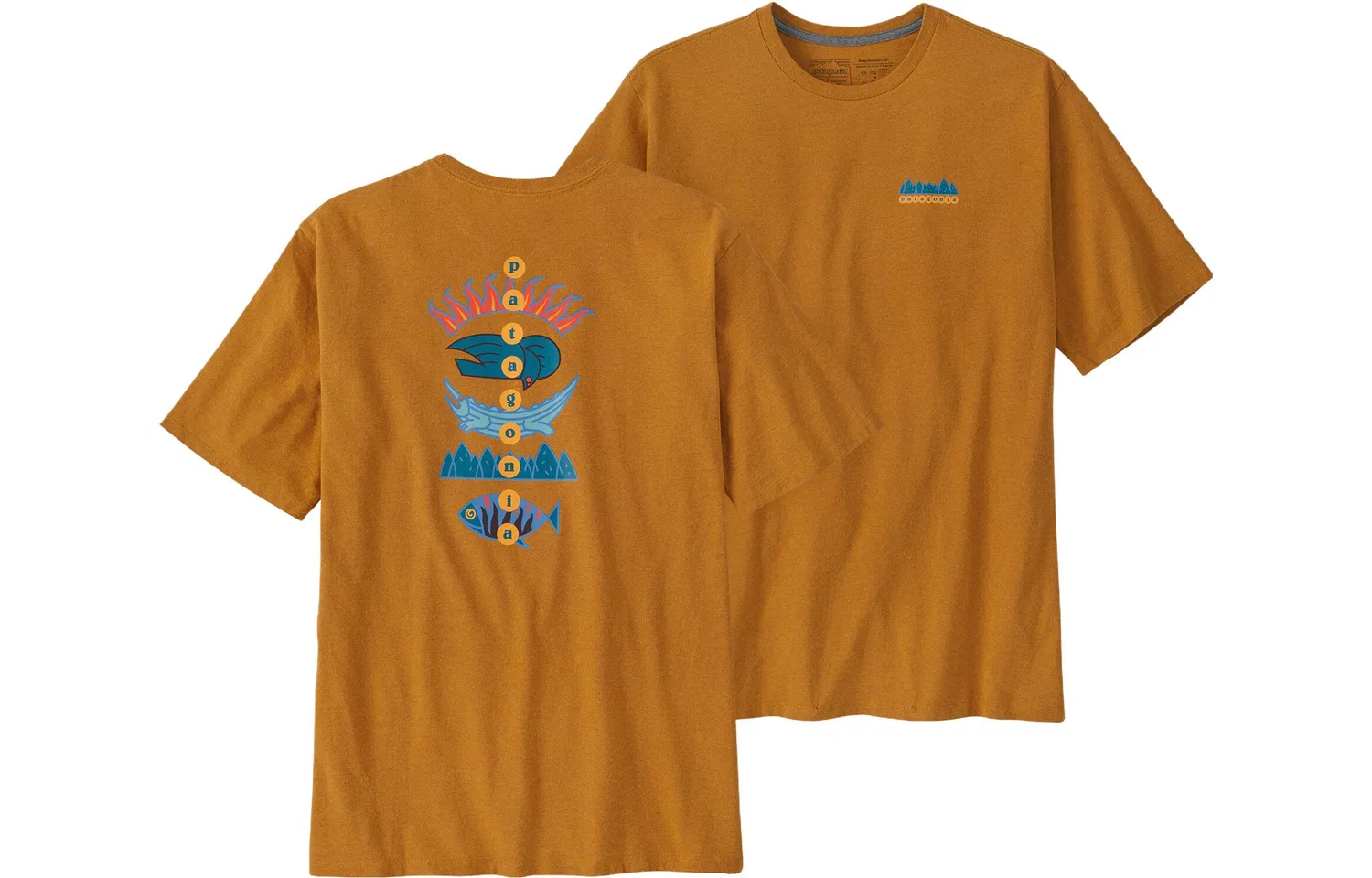 Мужская футболка с круглым вырезом Patagonia Responsibili Tee, Dark Gray — фото 4