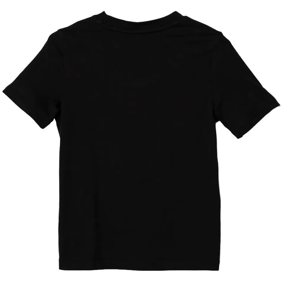 Детская хлопковая футболка Puma Ess Cat Logo Tee B, Schwarz Bunt — фото 2