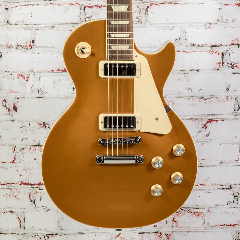 

Gibson Les Paul Deluxe - Электрогитара 70-х - Goldtop