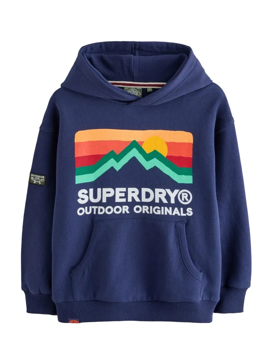 Толстовка Superdry & Co темно-синего цвета