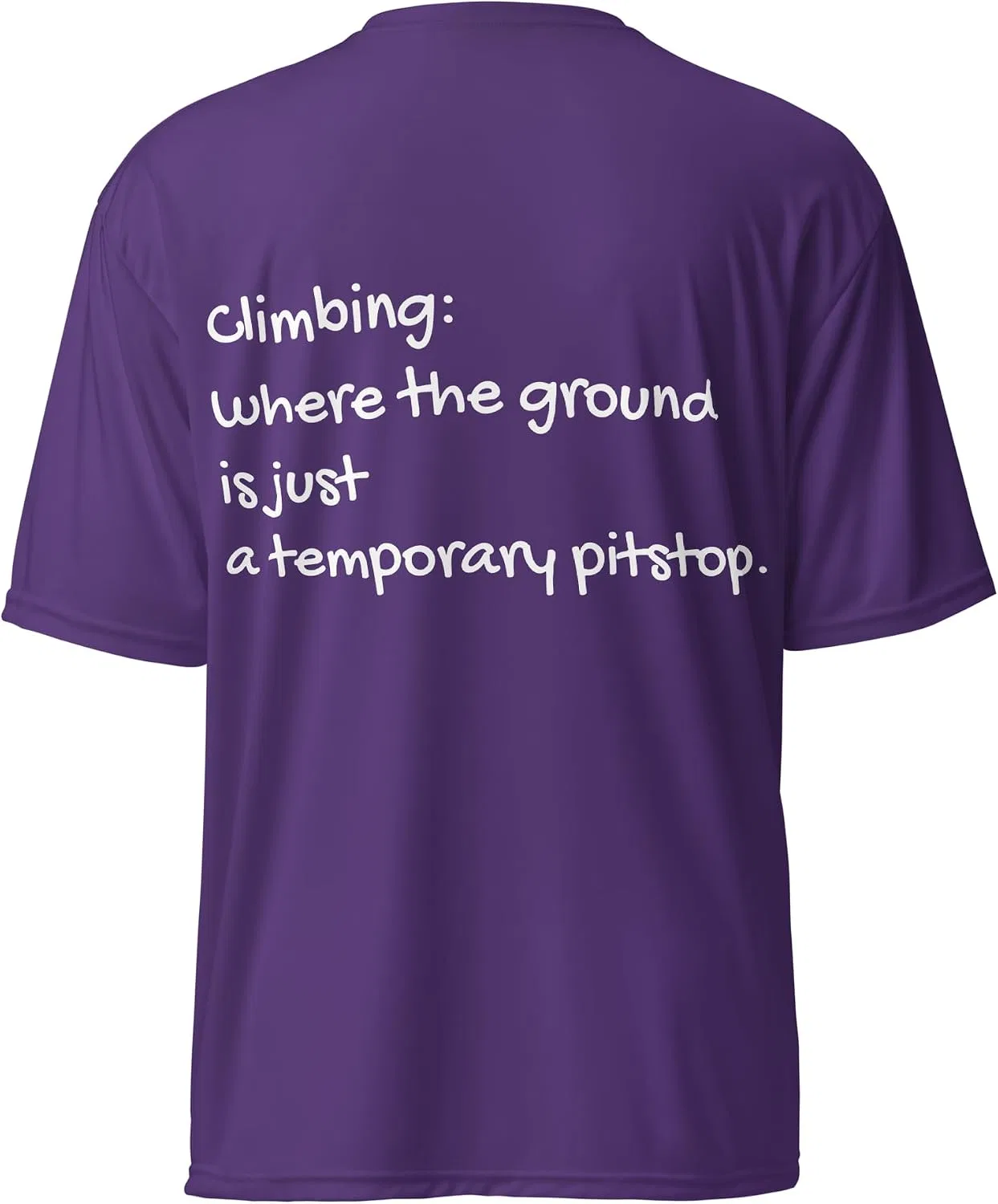 Унисекс футболка для скалолазания Performance Crew Neck, Purple