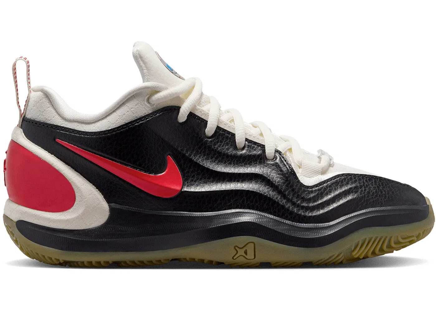 Детские кроссовки для девочек с принтом Nike A'ja Wilson A'Two Nike, Black/Metallic Silver