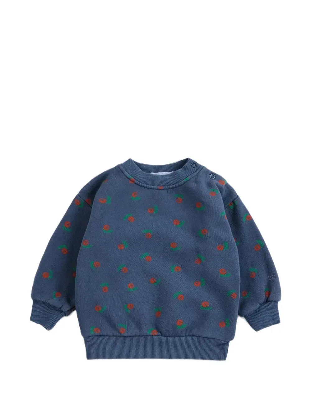 Свитшот Stamp Bloom с цветочным принтом BOBO CHOSES, синий