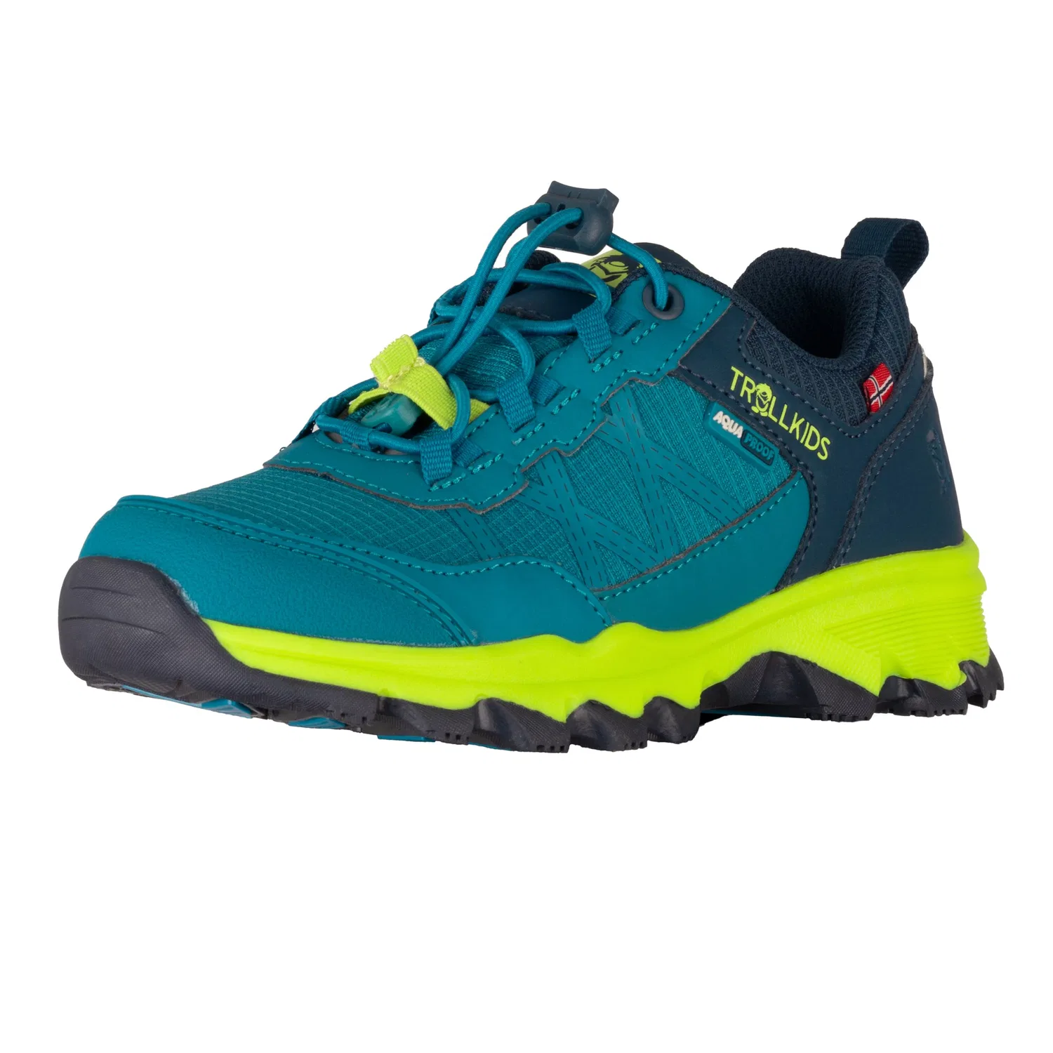 Детские кроссовки для активного отдыха TROLLKIDS, Harbor Blue/Spring Leaf/Dark Indigo