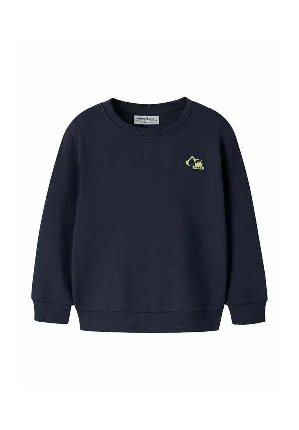 Свитшот свободного кроя с вышивкой Sweatshirt Name It, темно-синий Blazer