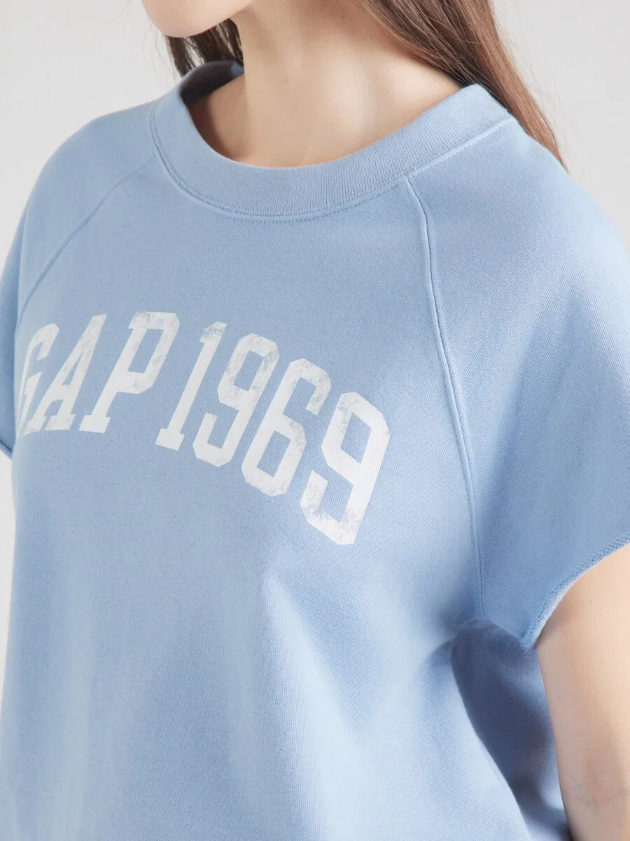 Толстовка GAP светло-голубого цвета — фото 3