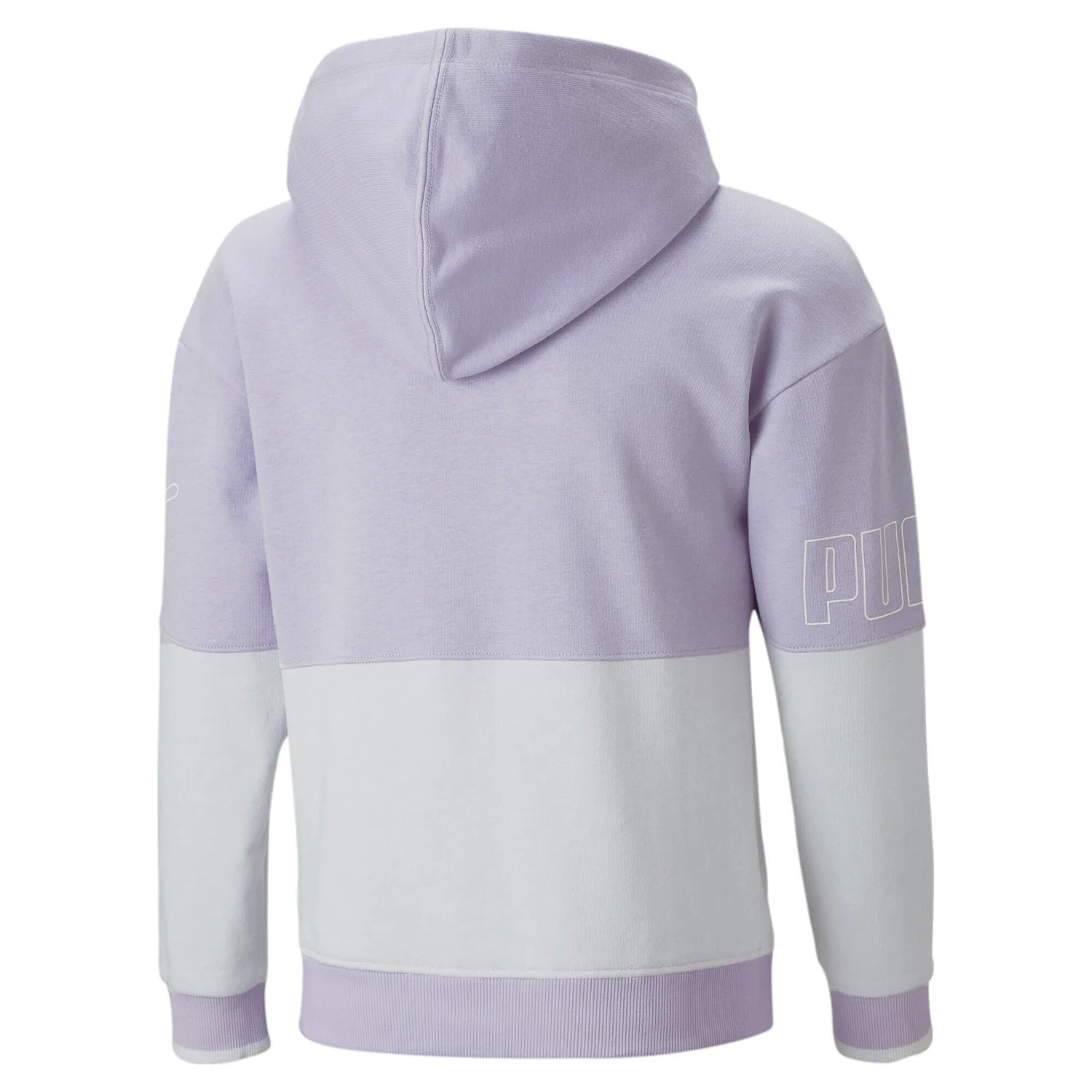 Детское худи Puma Power Colorblock Hoodie TR G, Королевский Пурпурный — фото 2