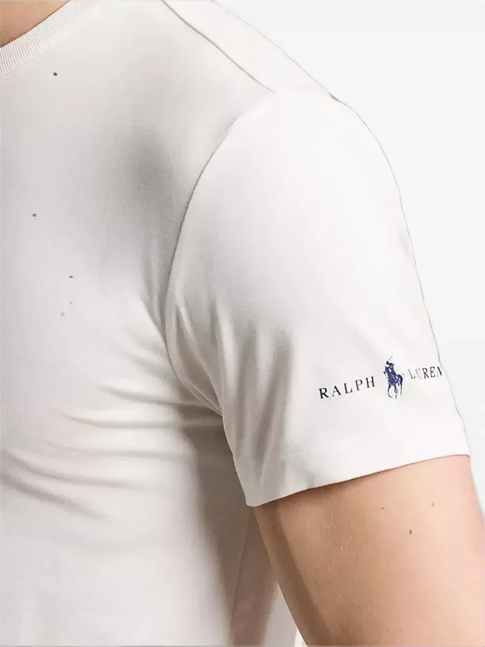 Футболка с короткими рукавами с логотипом POLO RALPH LAUREN, белый — фото 3